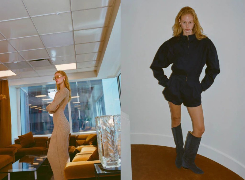 Tess Summer Carter featured in  the Ronny Kobo lookbook for Spring/Summer 2025