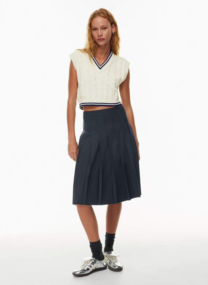 Tess Summer Carter featured in  the Aritzia catalogue for Spring/Summer 2024