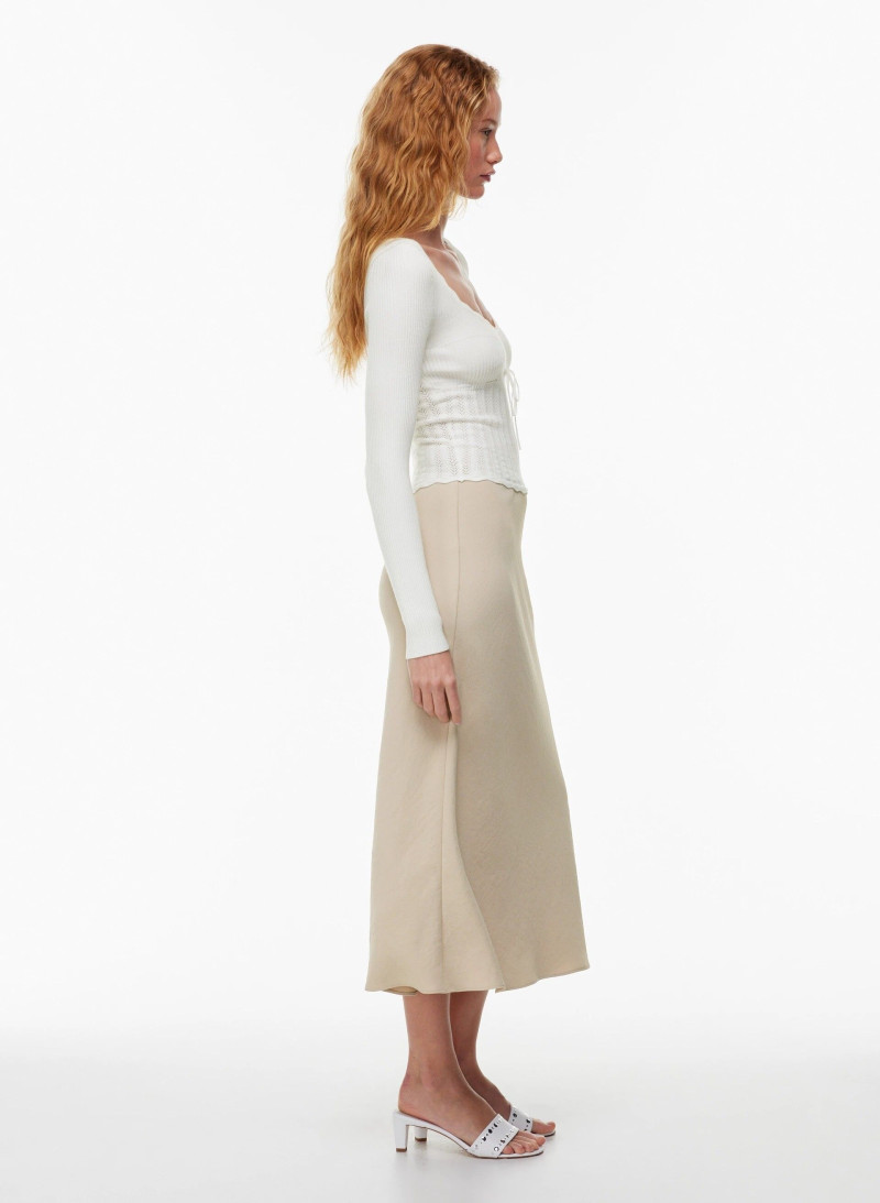 Tess Summer Carter featured in  the Aritzia catalogue for Spring/Summer 2024