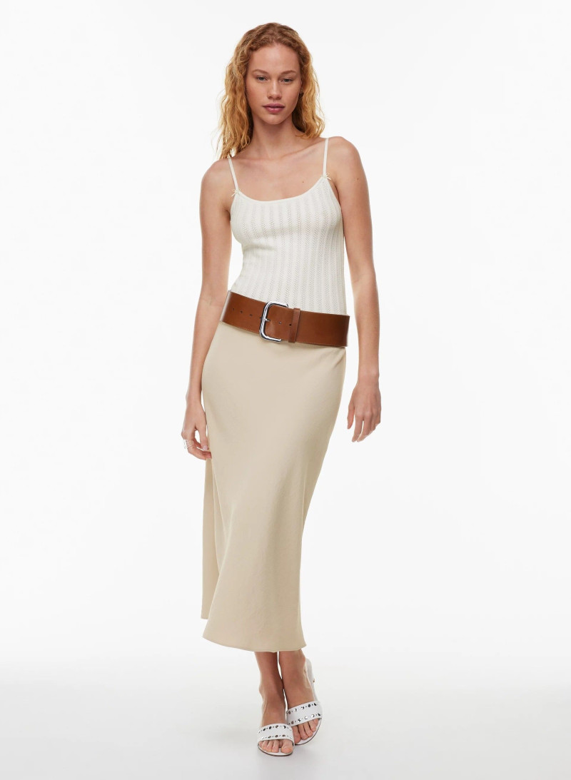 Tess Summer Carter featured in  the Aritzia catalogue for Spring/Summer 2024