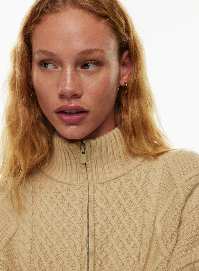 Tess Summer Carter featured in  the Aritzia catalogue for Spring/Summer 2024