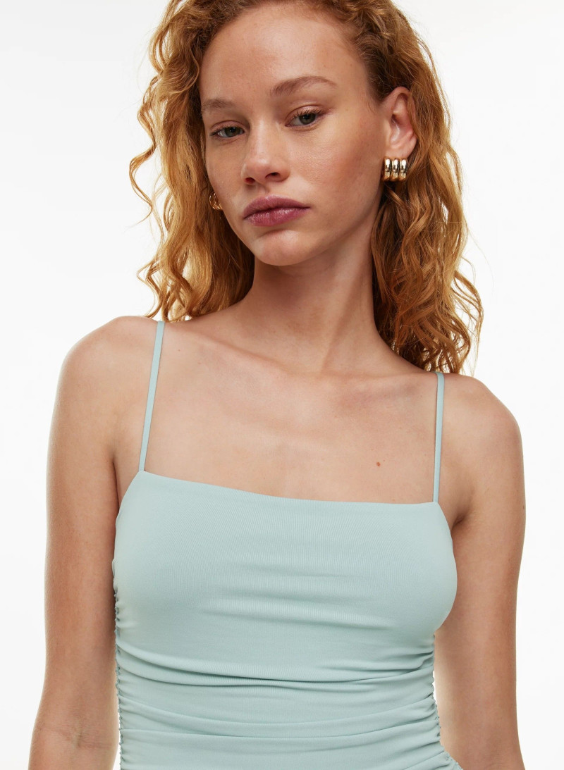Tess Summer Carter featured in  the Aritzia catalogue for Spring/Summer 2024