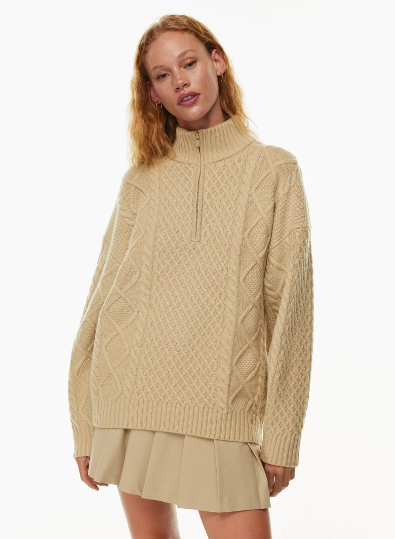 Tess Summer Carter featured in  the Aritzia catalogue for Spring/Summer 2024