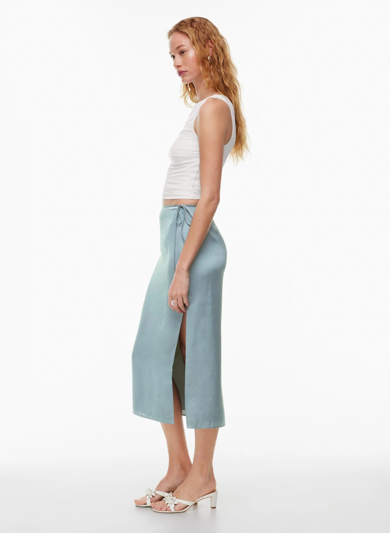 Tess Summer Carter featured in  the Aritzia catalogue for Spring/Summer 2024