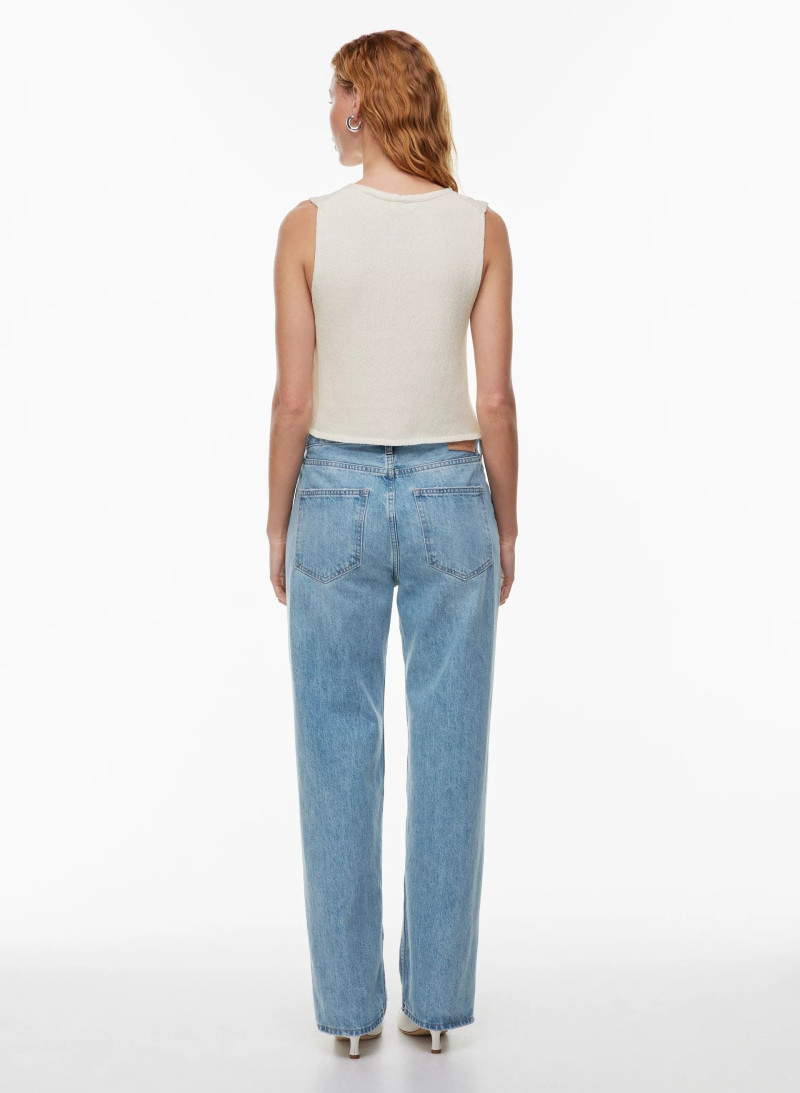 Tess Summer Carter featured in  the Aritzia catalogue for Spring/Summer 2024