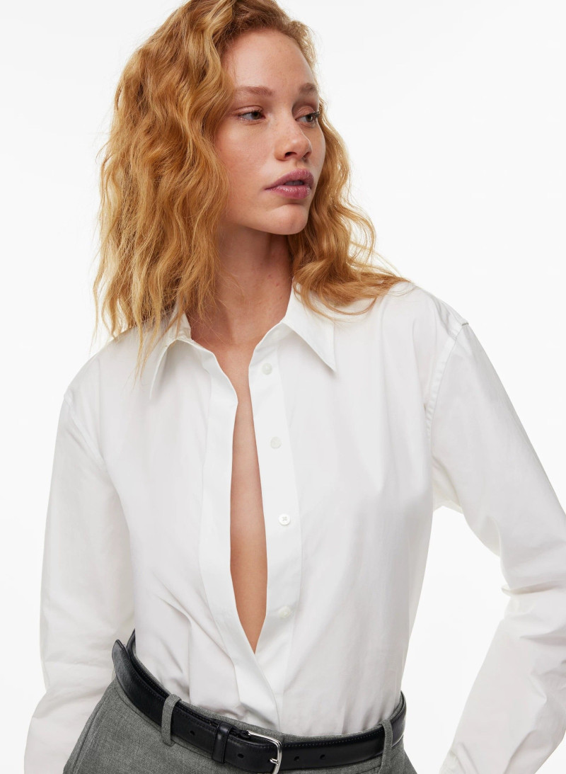 Tess Summer Carter featured in  the Aritzia catalogue for Spring/Summer 2024