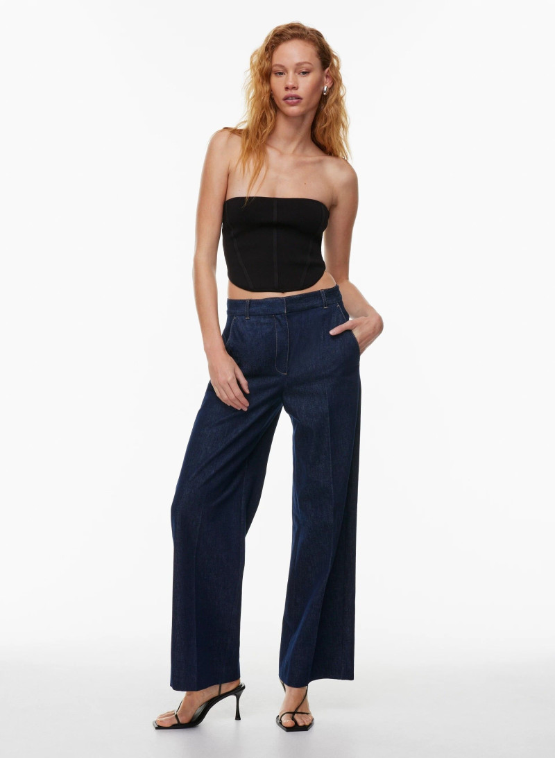 Tess Summer Carter featured in  the Aritzia catalogue for Spring/Summer 2024