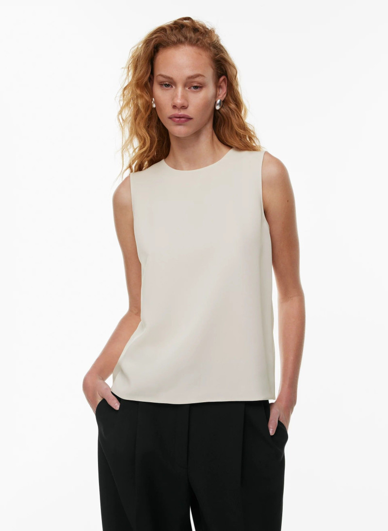 Tess Summer Carter featured in  the Aritzia catalogue for Spring/Summer 2024