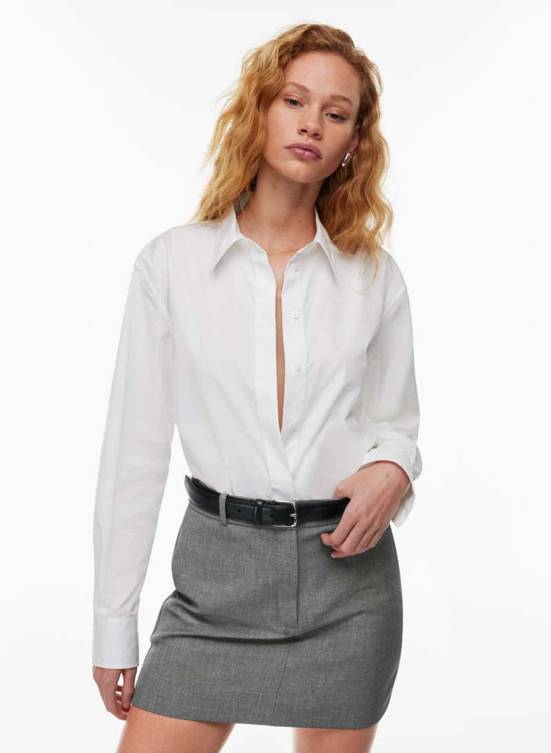 Tess Summer Carter featured in  the Aritzia catalogue for Spring/Summer 2024