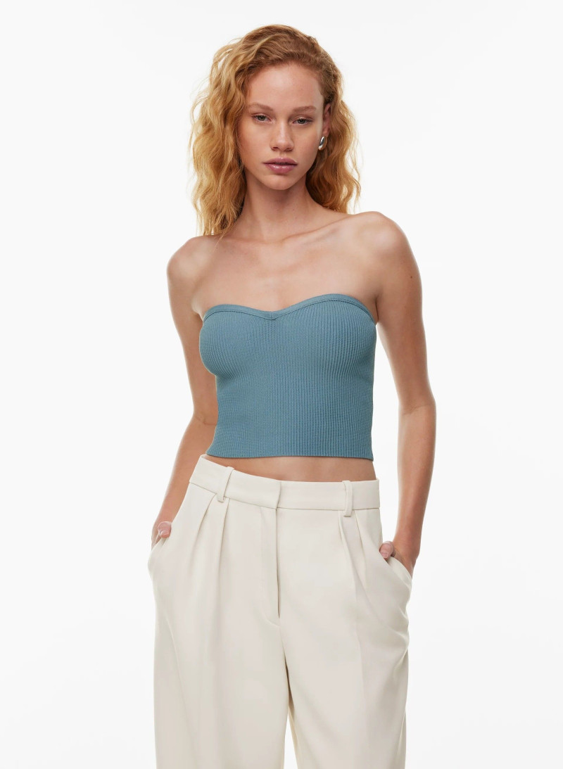 Tess Summer Carter featured in  the Aritzia catalogue for Spring/Summer 2024