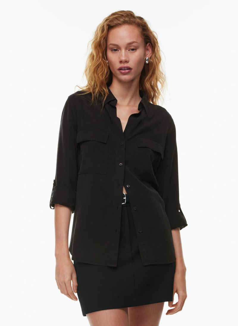 Tess Summer Carter featured in  the Aritzia catalogue for Spring/Summer 2024