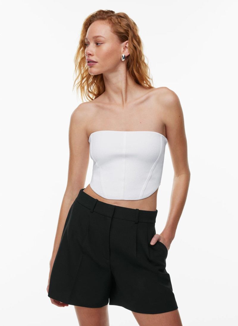 Tess Summer Carter featured in  the Aritzia catalogue for Spring/Summer 2024