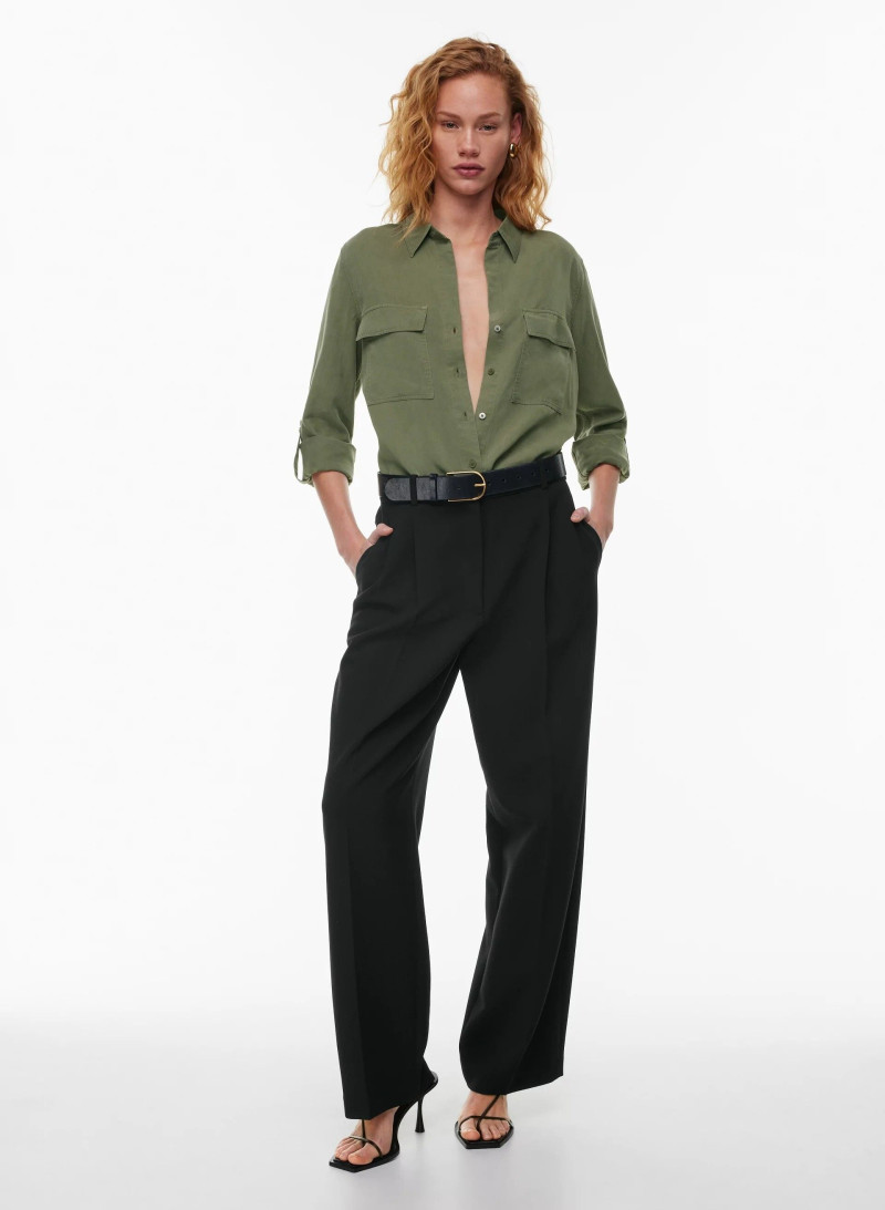 Tess Summer Carter featured in  the Aritzia catalogue for Spring/Summer 2024
