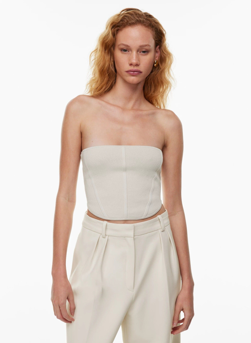 Tess Summer Carter featured in  the Aritzia catalogue for Spring/Summer 2024