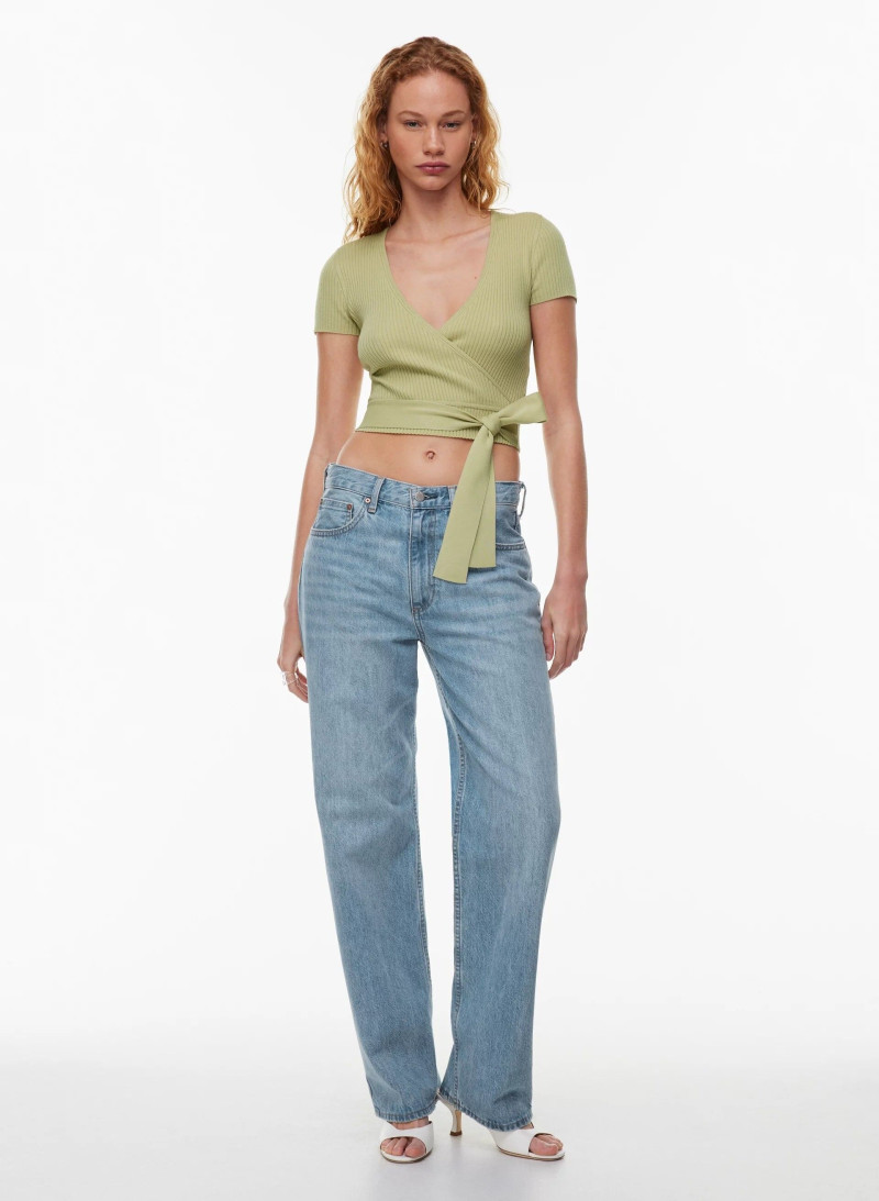Tess Summer Carter featured in  the Aritzia catalogue for Spring/Summer 2024