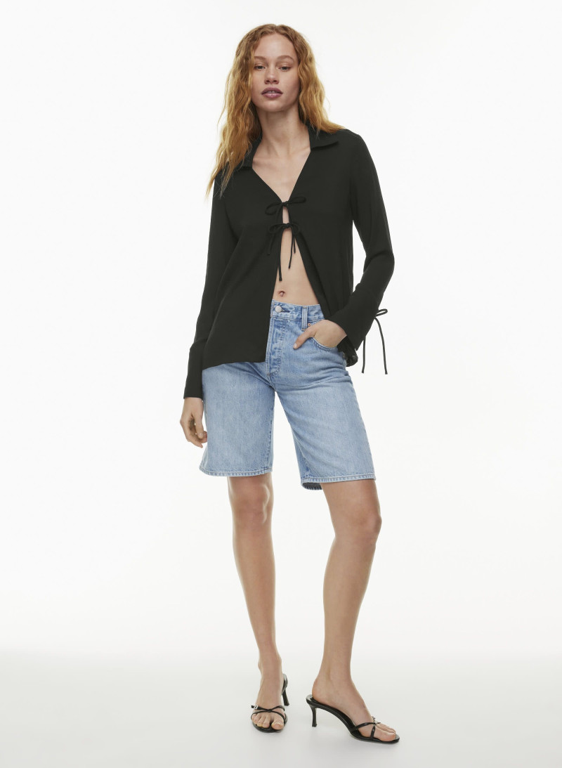 Tess Summer Carter featured in  the Aritzia catalogue for Spring/Summer 2024