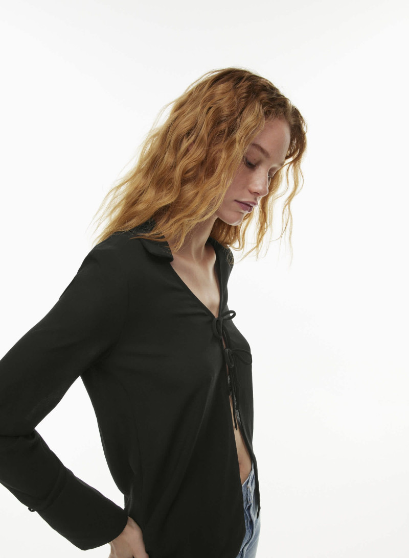 Tess Summer Carter featured in  the Aritzia catalogue for Spring/Summer 2024