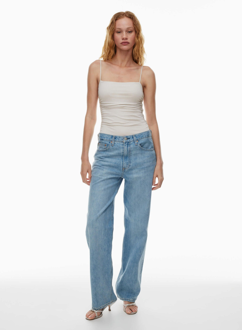 Tess Summer Carter featured in  the Aritzia catalogue for Spring/Summer 2024