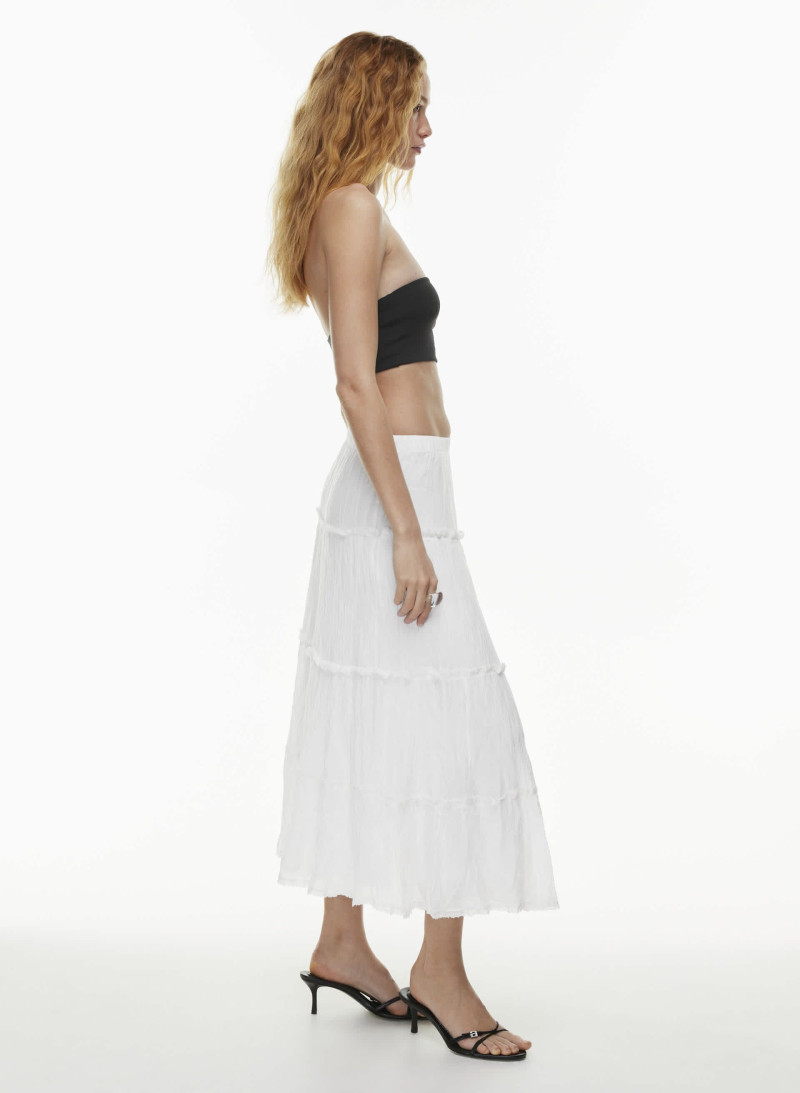 Tess Summer Carter featured in  the Aritzia catalogue for Spring/Summer 2024