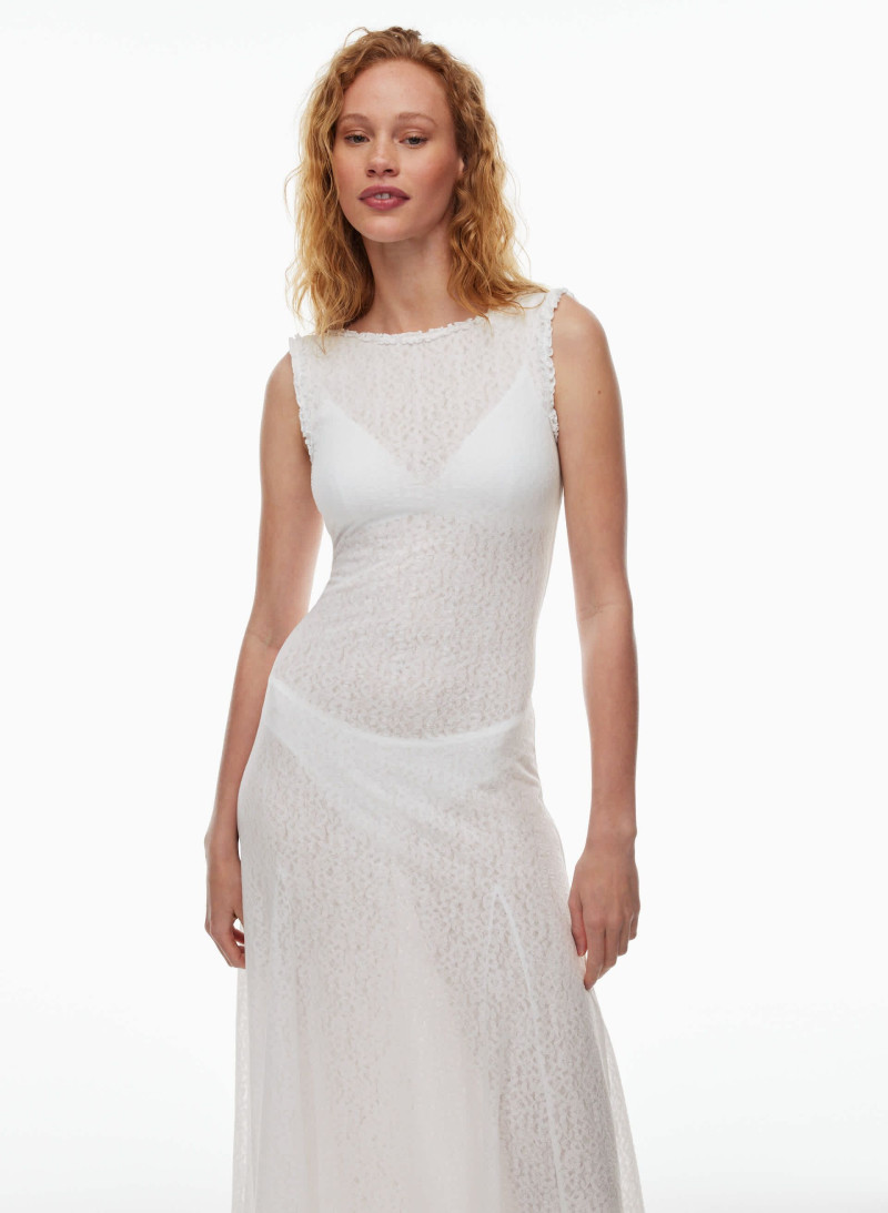 Tess Summer Carter featured in  the Aritzia catalogue for Spring/Summer 2024