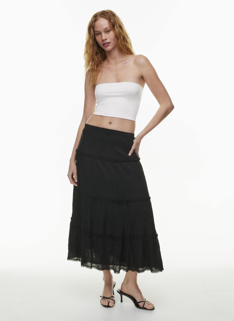 Tess Summer Carter featured in  the Aritzia catalogue for Spring/Summer 2024