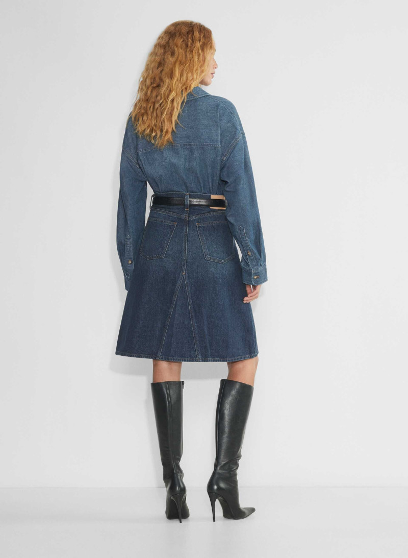 Tess Summer Carter featured in  the Aritzia catalogue for Winter 2024