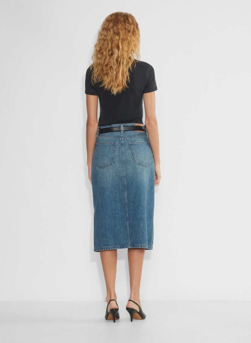 Tess Summer Carter featured in  the Aritzia catalogue for Winter 2024