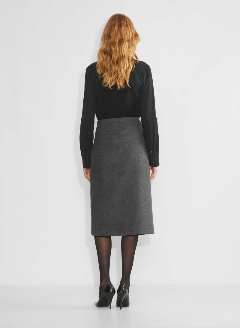 Tess Summer Carter featured in  the Aritzia catalogue for Winter 2024