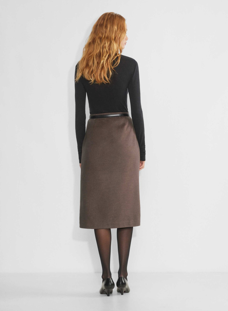 Tess Summer Carter featured in  the Aritzia catalogue for Winter 2024