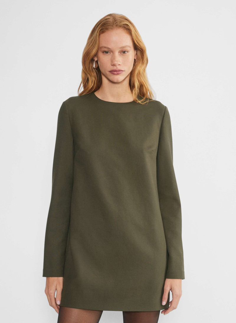 Tess Summer Carter featured in  the Aritzia catalogue for Winter 2024