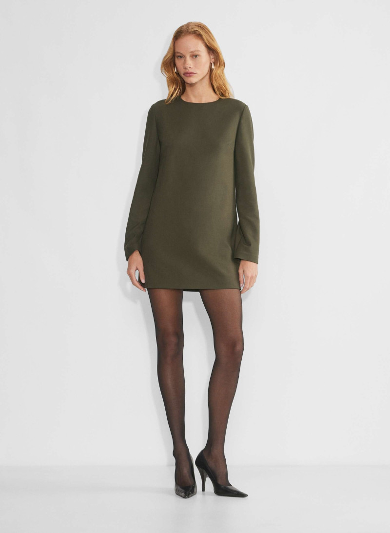 Tess Summer Carter featured in  the Aritzia catalogue for Winter 2024