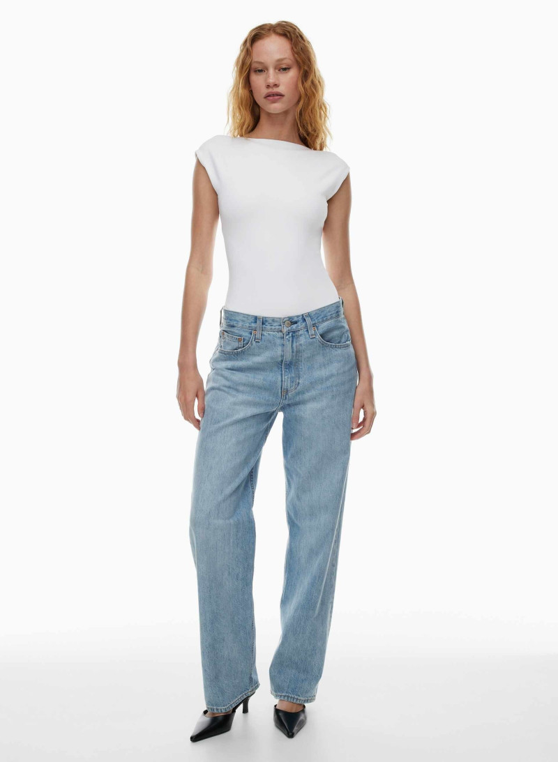 Tess Summer Carter featured in  the Aritzia catalogue for Winter 2024
