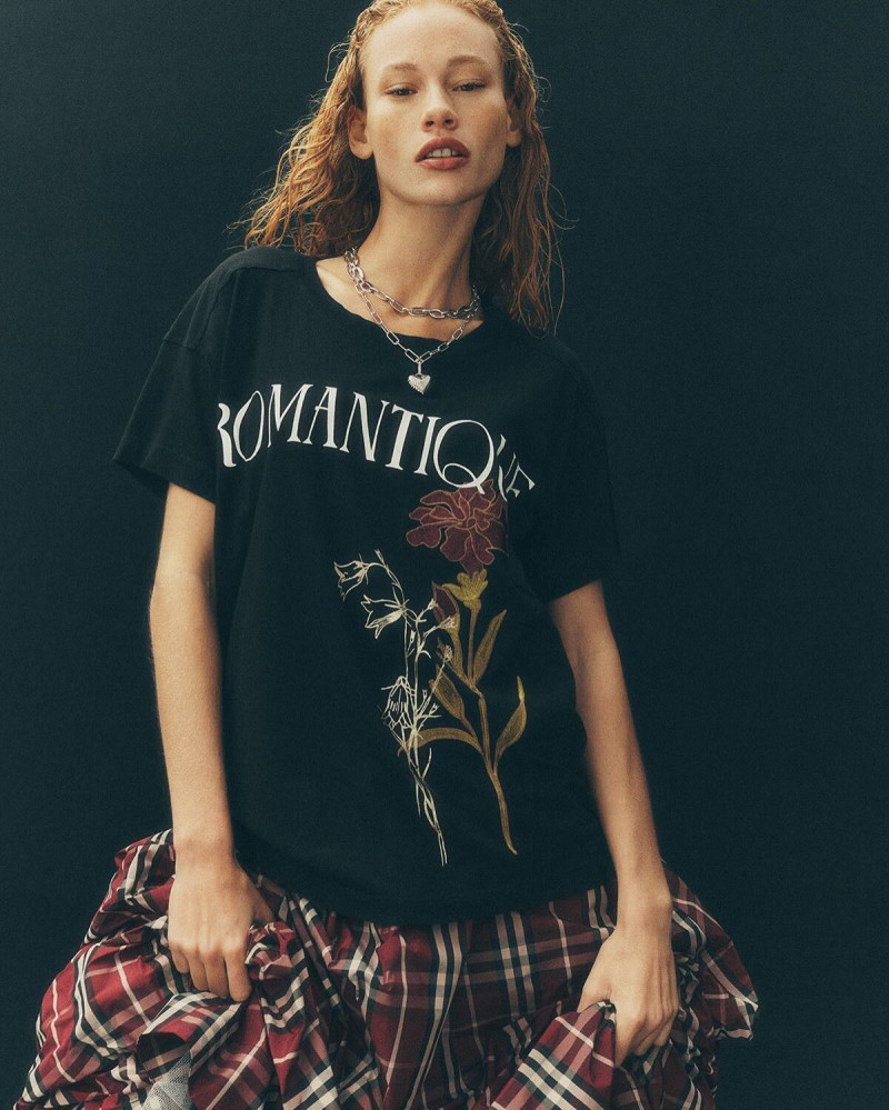 Tess Summer Carter featured in  the Anthropologie lookbook for Winter 2024
