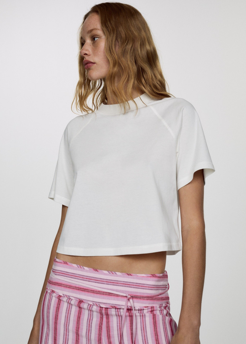 Tess Summer Carter featured in  the Mango catalogue for Spring/Summer 2025