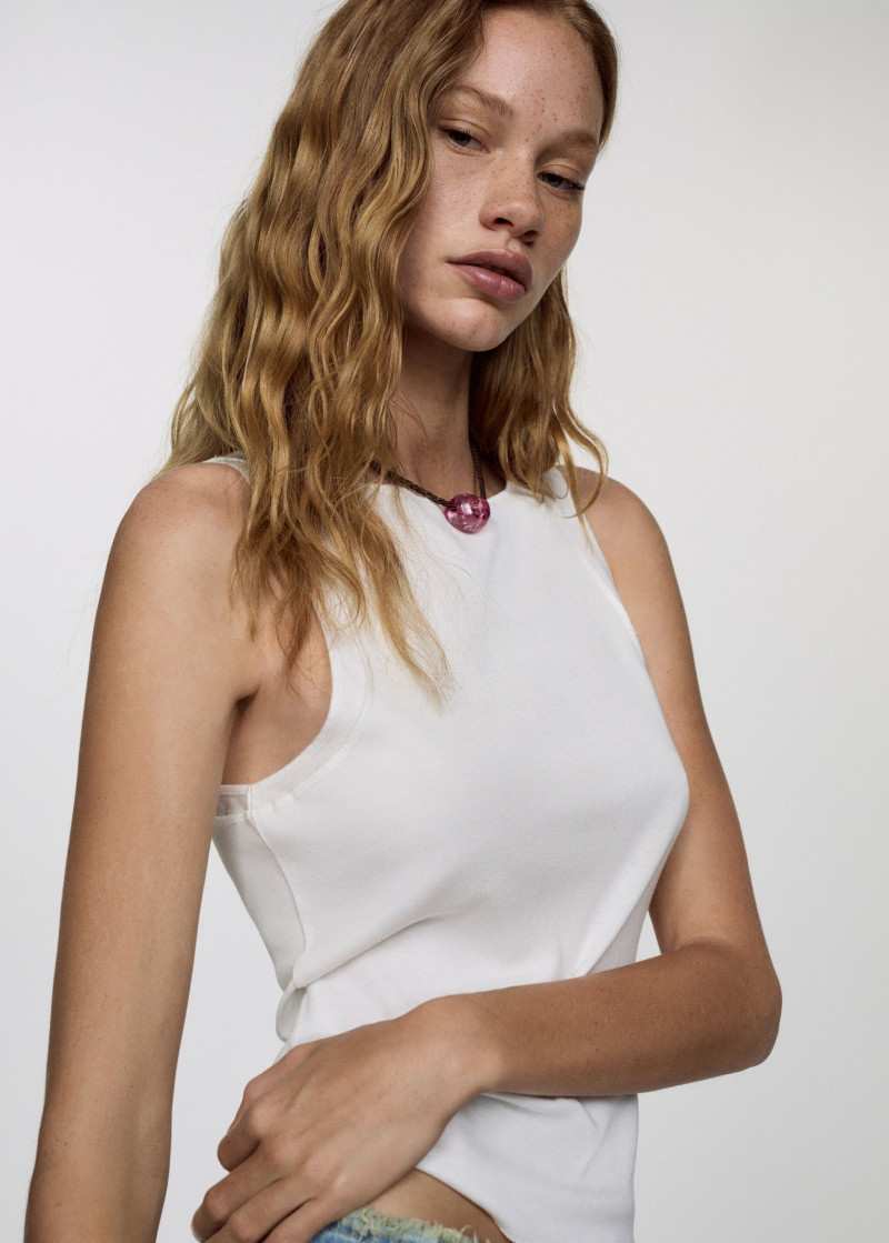 Tess Summer Carter featured in  the Mango catalogue for Spring/Summer 2025