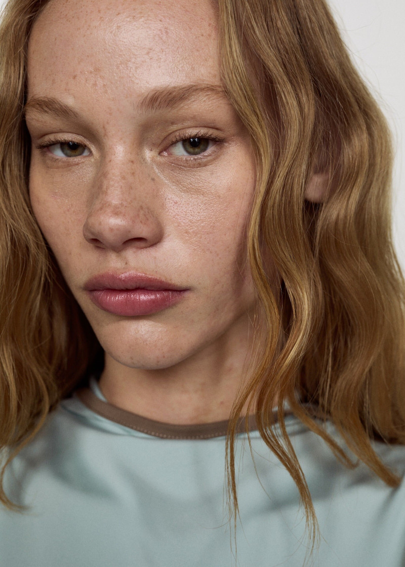 Tess Summer Carter featured in  the Mango catalogue for Spring/Summer 2025