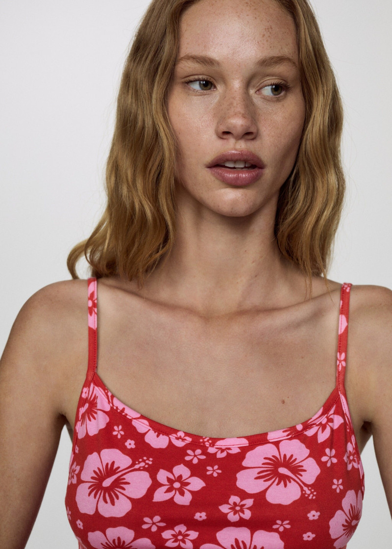 Tess Summer Carter featured in  the Mango catalogue for Spring/Summer 2025