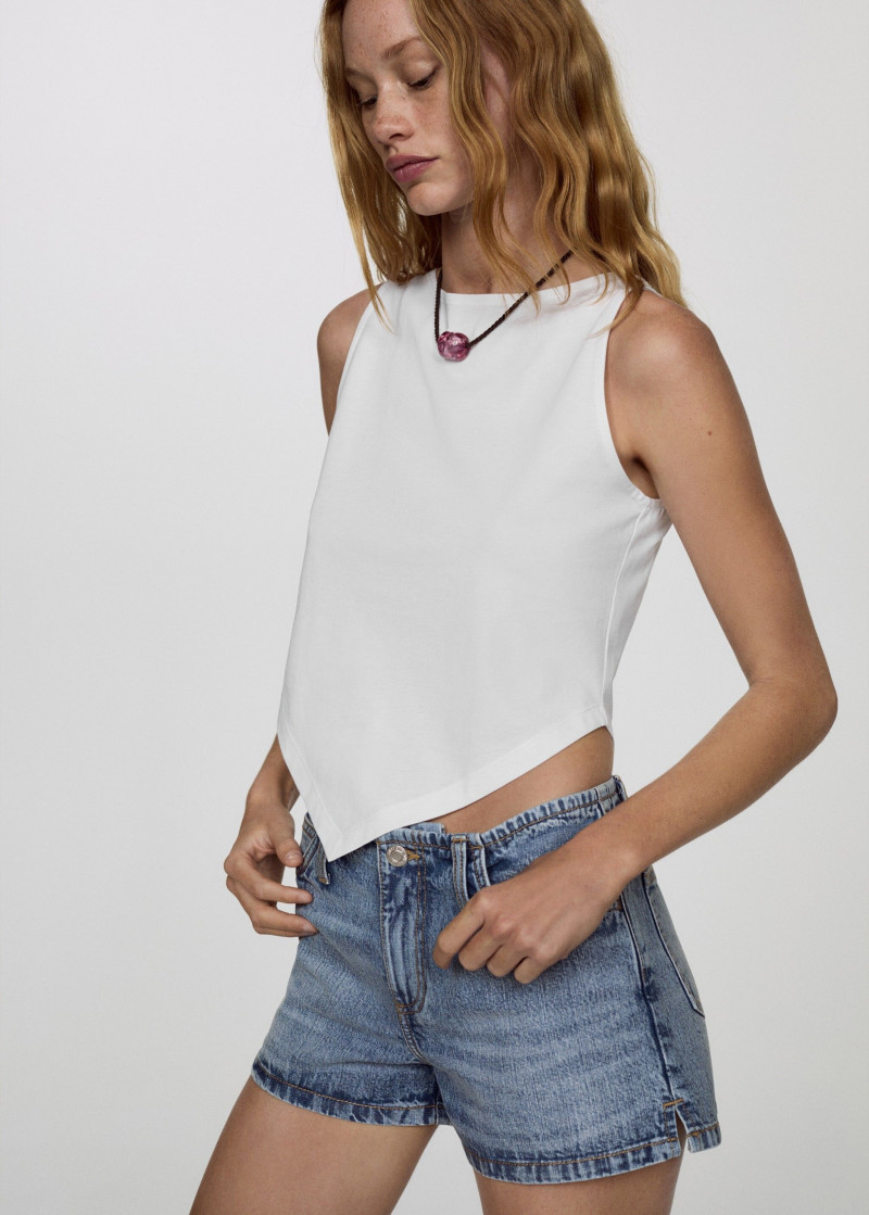 Tess Summer Carter featured in  the Mango catalogue for Spring/Summer 2025