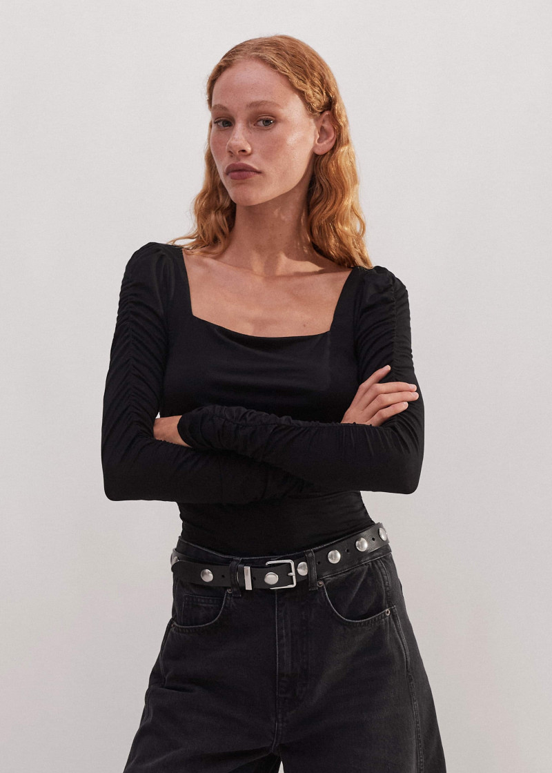 Tess Summer Carter featured in  the ME+EM catalogue for Autumn/Winter 2024