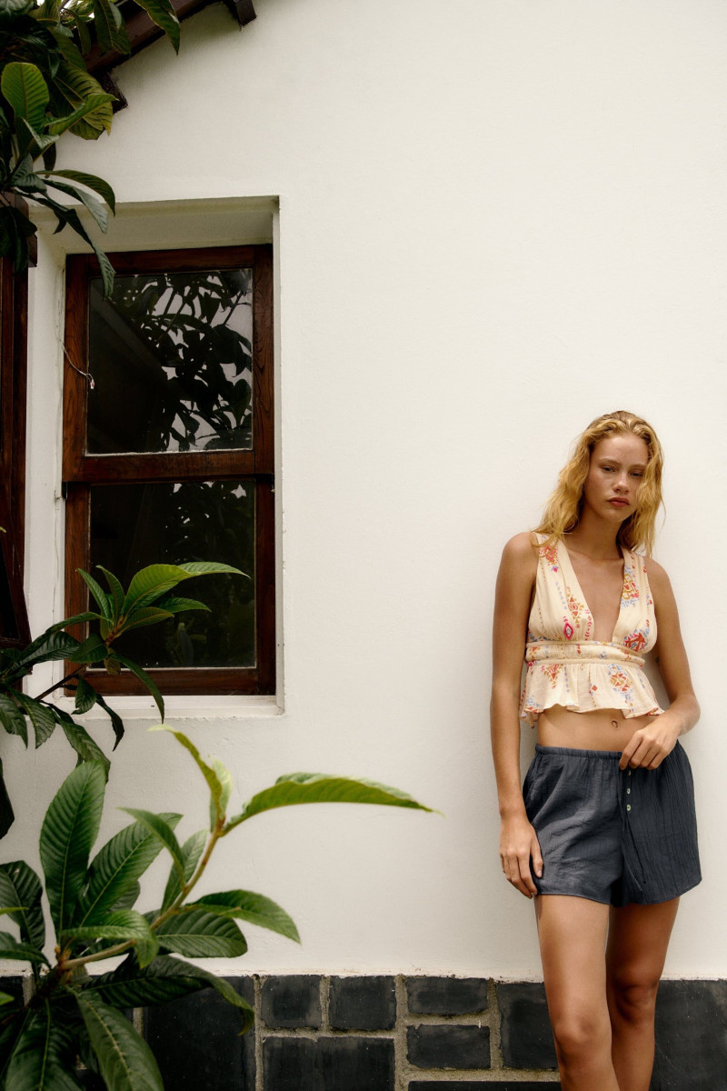 Tess Summer Carter featured in  the Zara catalogue for Summer 2023