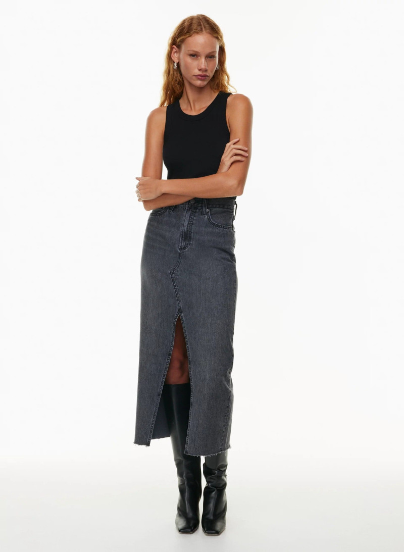 Tess Summer Carter featured in  the Aritzia catalogue for Autumn/Winter 2023