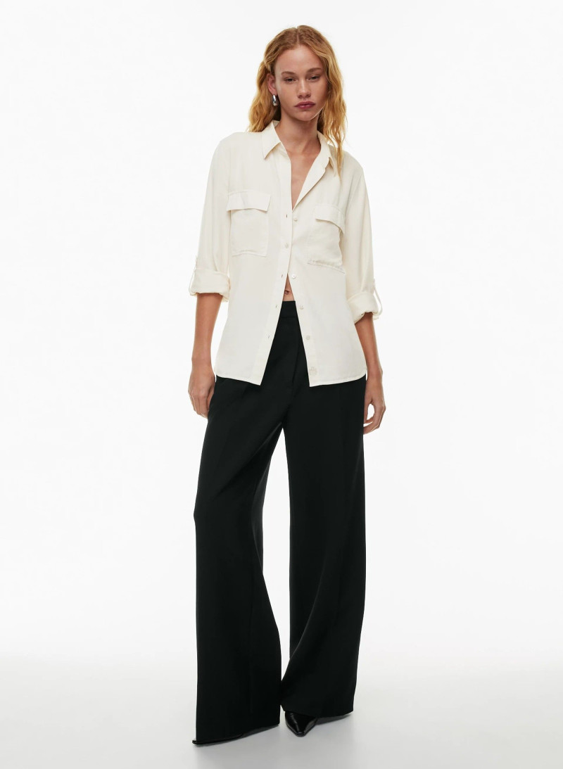 Tess Summer Carter featured in  the Aritzia catalogue for Autumn/Winter 2023