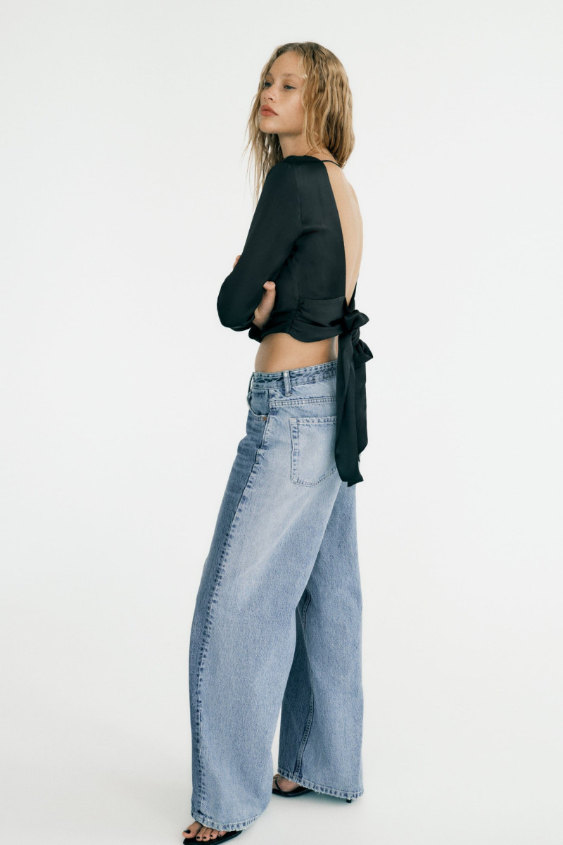Tess Summer Carter featured in  the Zara catalogue for Autumn/Winter 2023