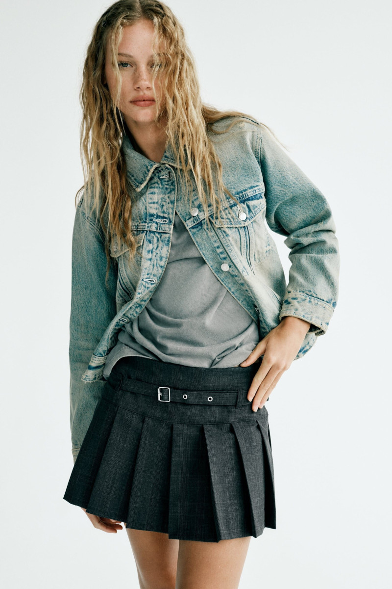 Tess Summer Carter featured in  the Zara catalogue for Autumn/Winter 2023