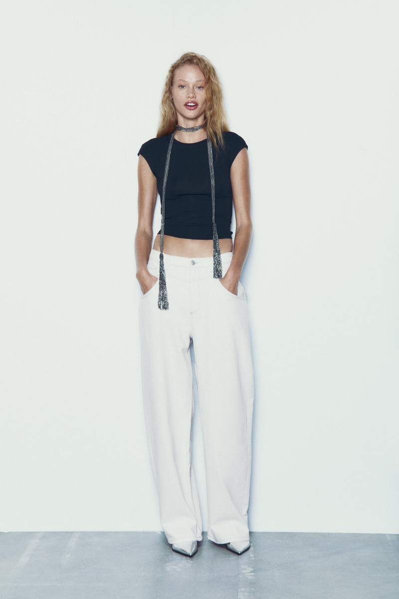 Tess Summer Carter featured in  the Zara catalogue for Autumn/Winter 2023