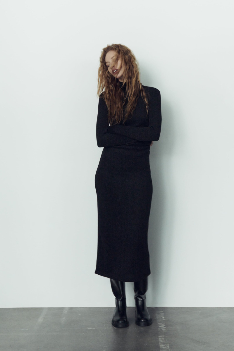 Tess Summer Carter featured in  the Zara catalogue for Autumn/Winter 2023