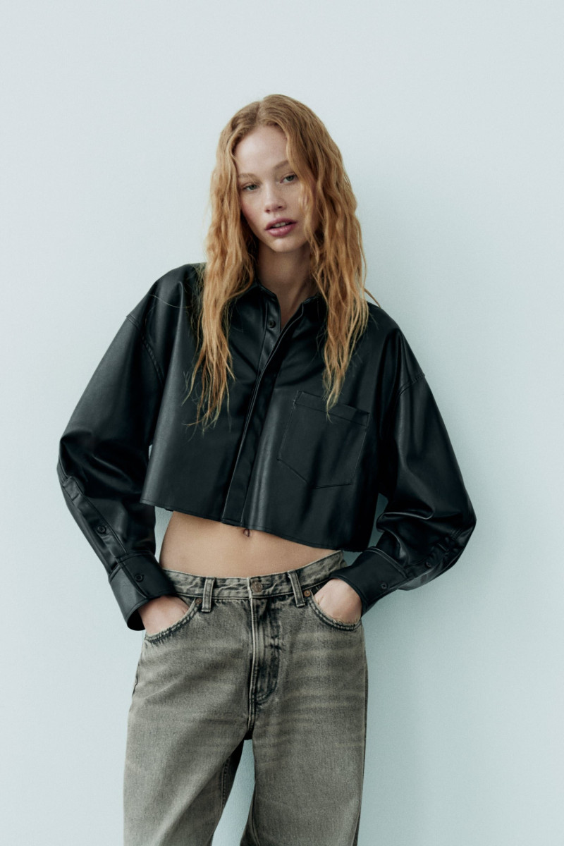 Tess Summer Carter featured in  the Zara catalogue for Autumn/Winter 2023