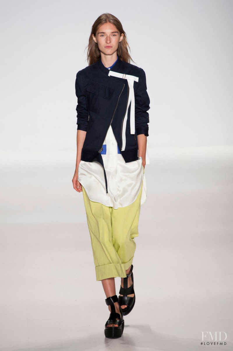 Manuela Frey featured in  the Richard Chai Love fashion show for Spring/Summer 2015