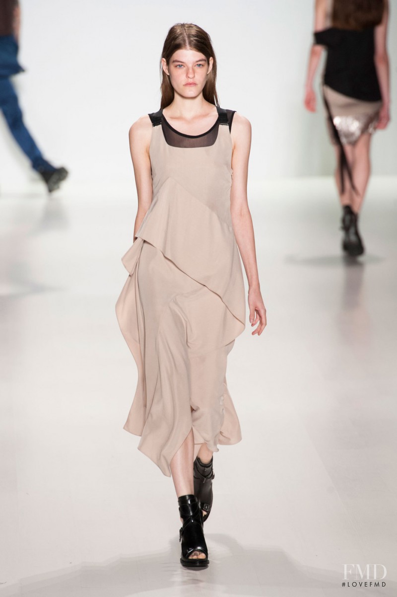 Kia Low featured in  the Richard Chai Love fashion show for Spring/Summer 2015