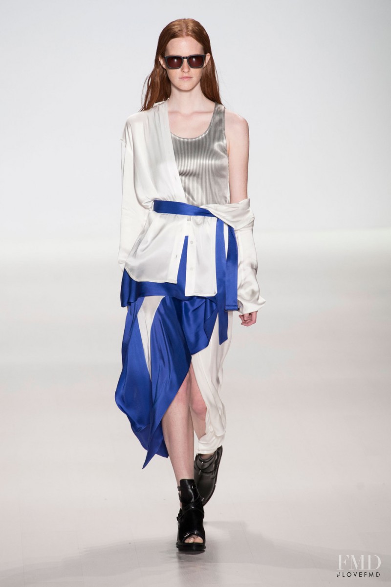 Magdalena Jasek featured in  the Richard Chai Love fashion show for Spring/Summer 2015